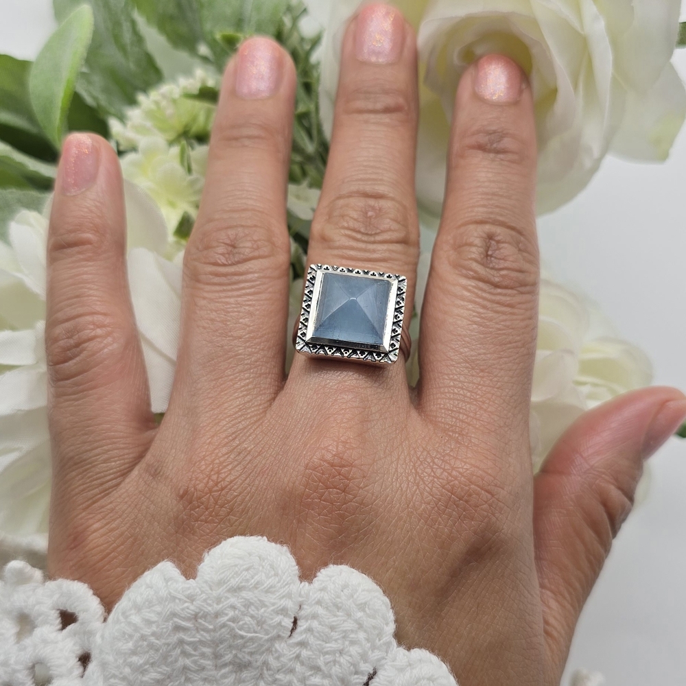 🥰 AMOR AZUL RING - Picture 2 of 7